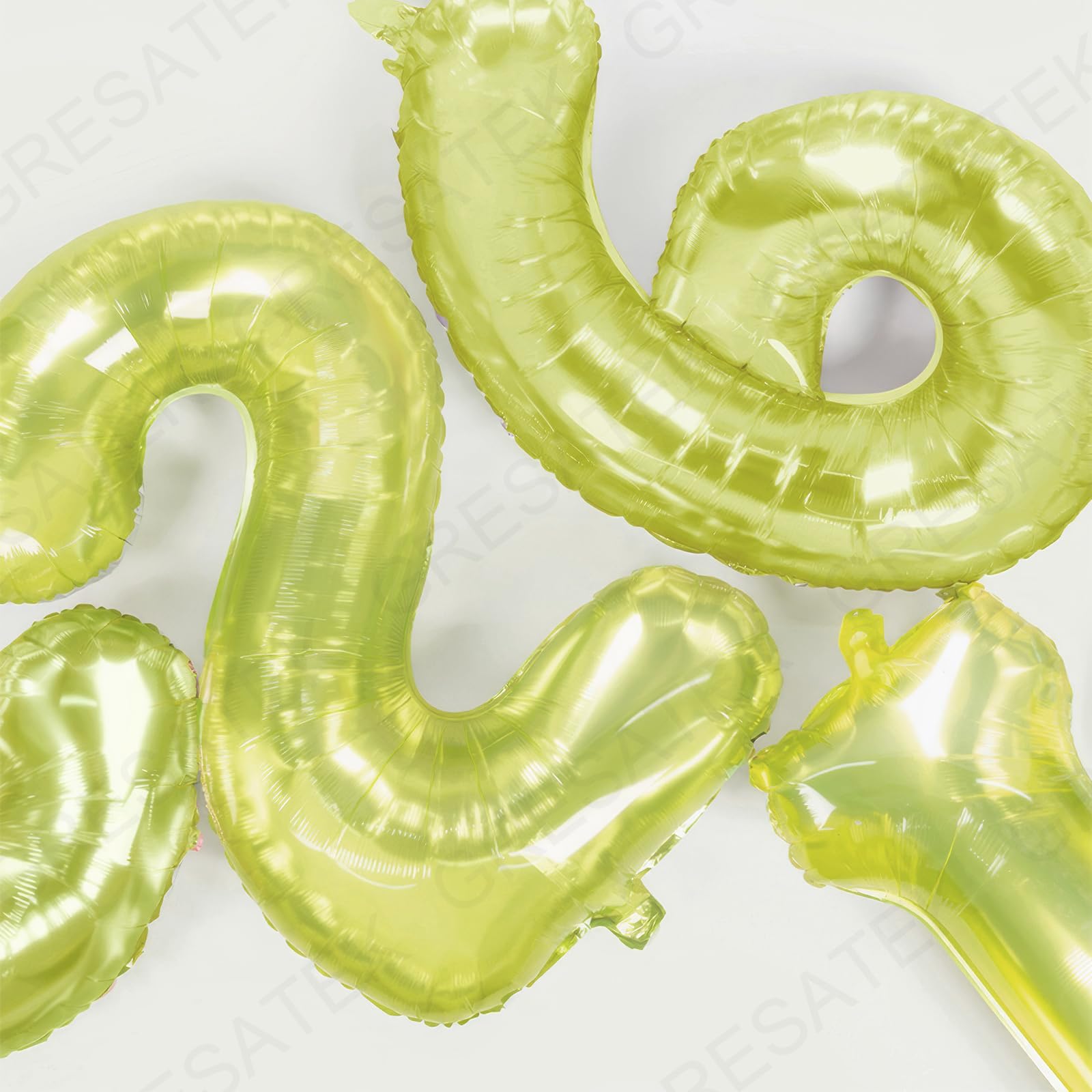 Amazon | GRESATEK バルーン 数字 風船 誕生日 黄色 40インチ 大きい